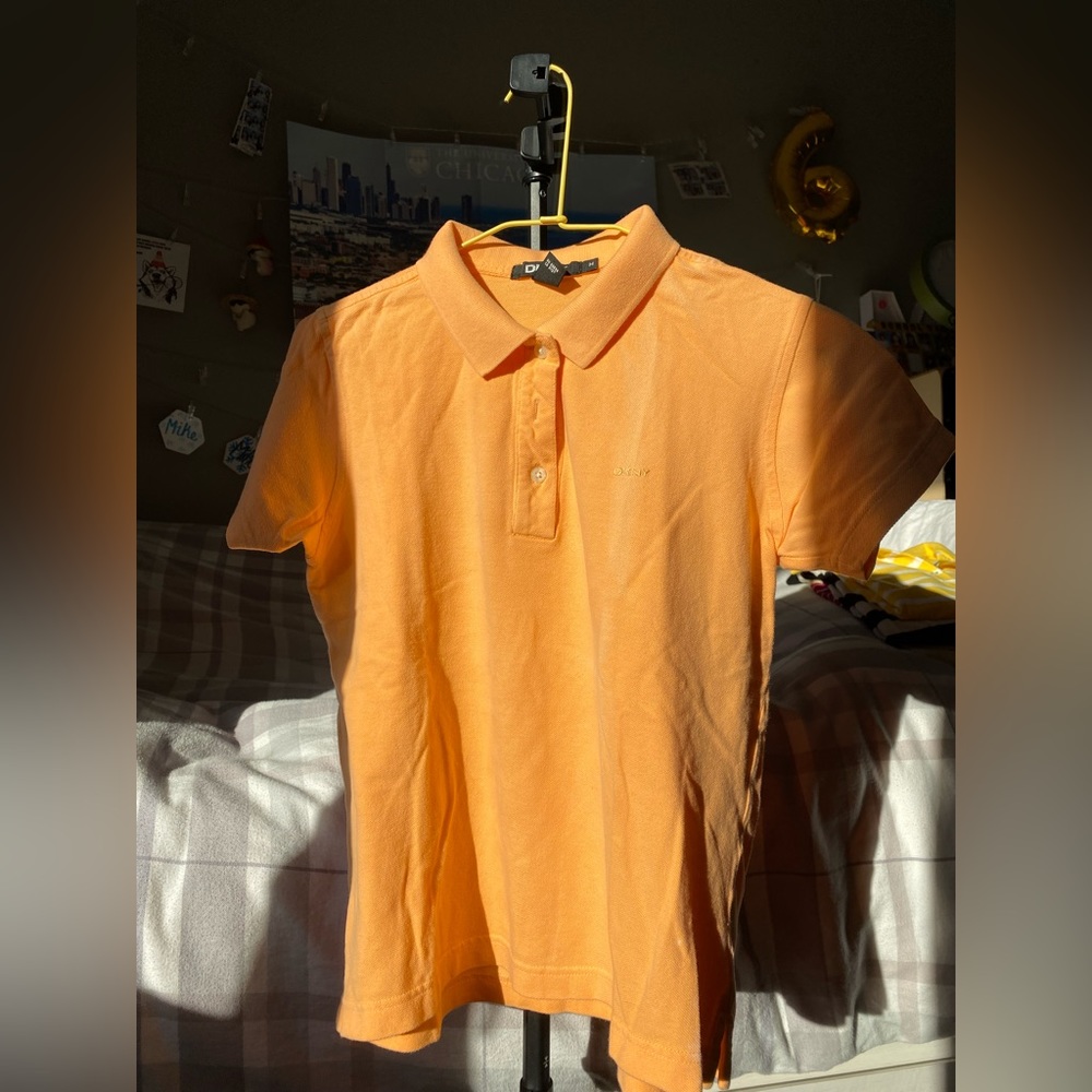 DKNY Polo Shirt (Orange, M)